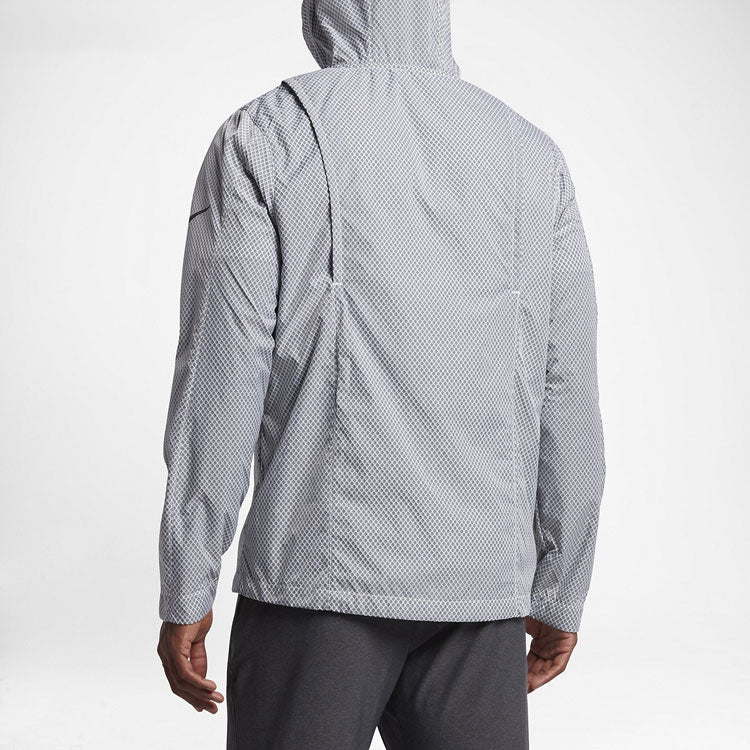 Nike Sports Training Windproof hooded Jacket Gray 848532-010