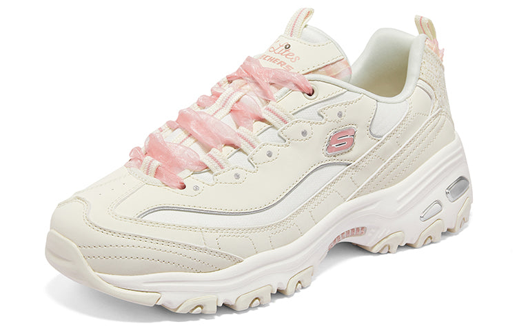 (WMNS) Skechers D'lites 1.0 Sneakers 'Beige' 896738-NTCL