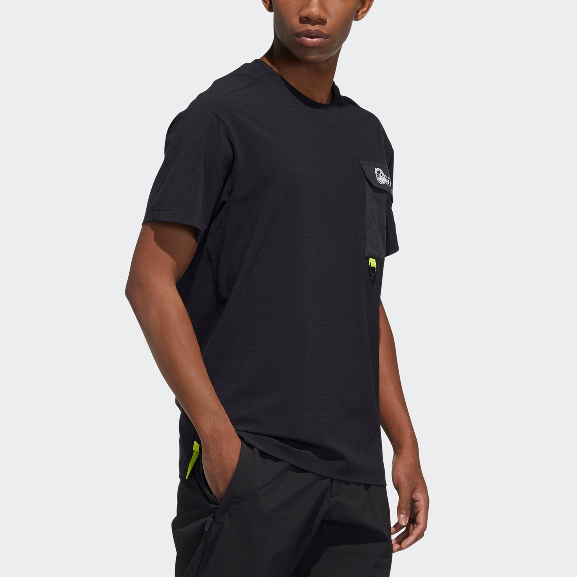 adidas Gw Ss Tee Outdoor Sports Short Sleeve Black HB8915