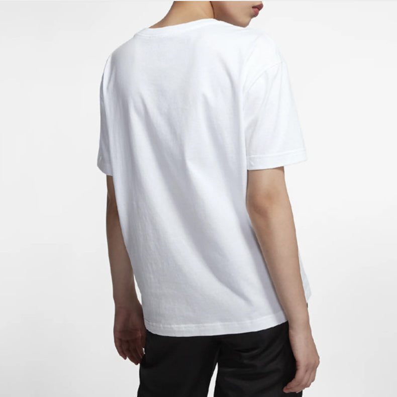 (WMNS) Nike Smiling Face Pocket Short Sleeve White CV5649-100
