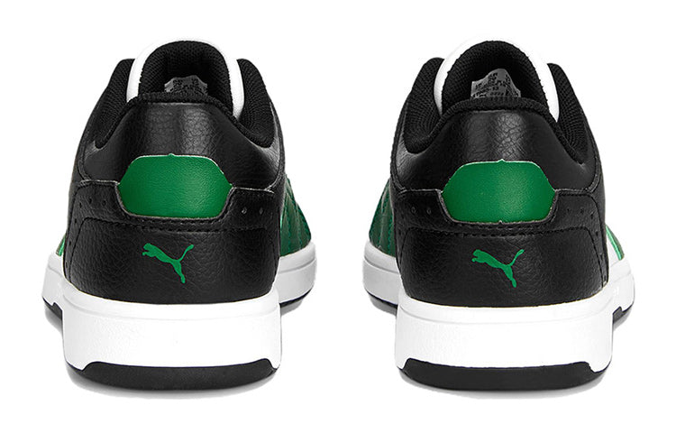 (PS) PUMA Rebound Joy Low 'Black White Green' 381985-13