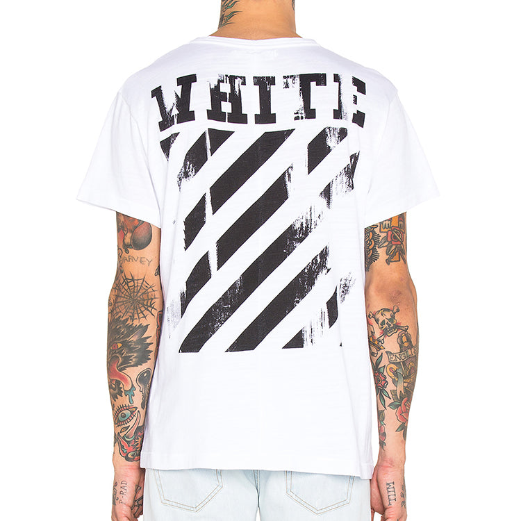 Off-White Printing Short Sleeve White OMAA002S160010070188