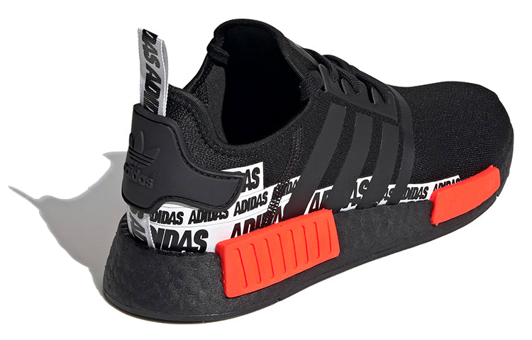 adidas NMD_R1 'Wordmark Heel Stripe - Black Solar Red' FX6794