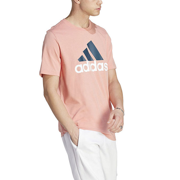 adidas Essentials Single Jersey Big Logo T-Shirt 'Pink' IJ8577