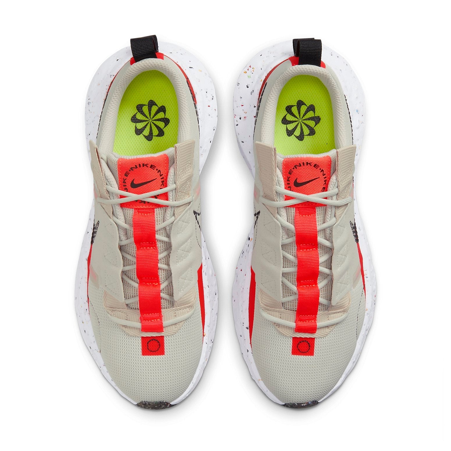 (WMNS) Nike Crater Impact 'Light Bone Bright Crimson' CW2386-003