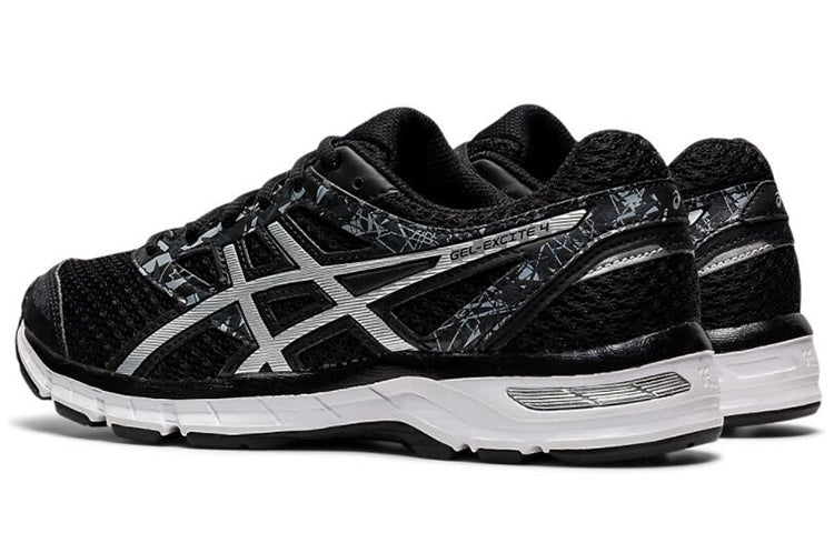 (WMNS) ASICS Gel-Excite 4 GS 'Black White' T6E8N-9090