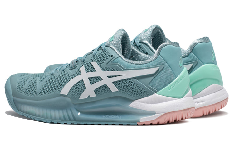 (WMNS) ASICS Gel Resolution 8 'Smoke Blue' 1042A072-408
