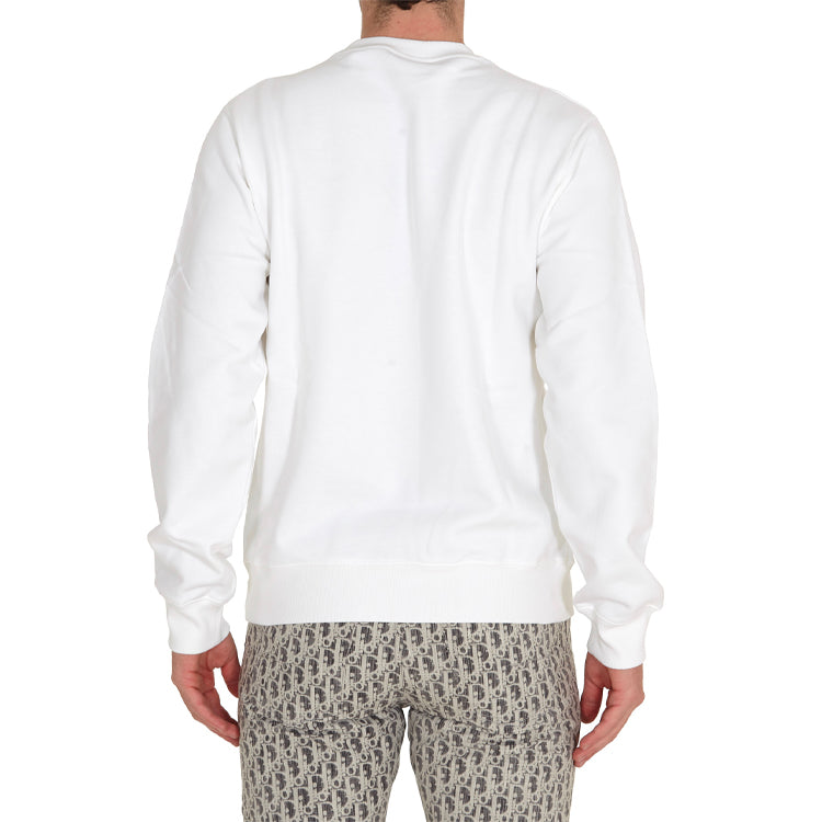 DIOR SS21 CD Icon Embroidery Round Collar Male White 113J699A0531-C080