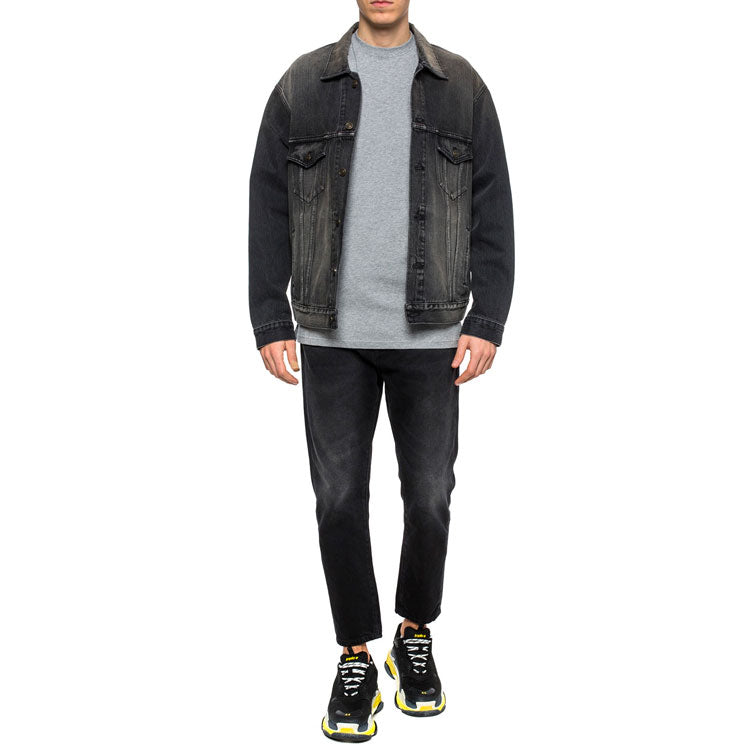Balenciaga Oversized Printed Jersey 'Grey' 556150TYK281300