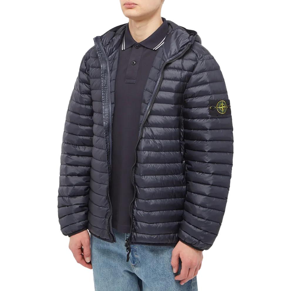 STONE ISLAND Logo Patch Down Padded 'Navy' 781540324-V0020