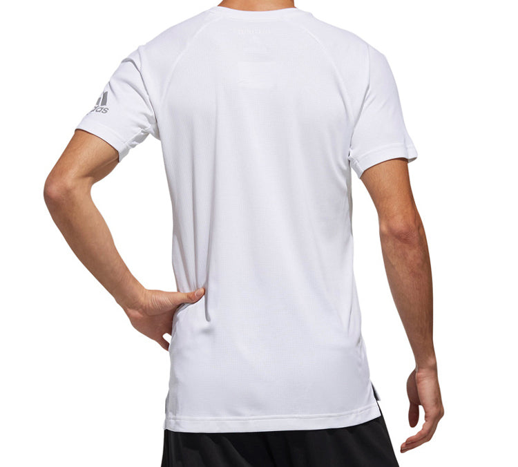 adidas Tennis Sports Quick Dry Short Sleeve Pink White DQ2932