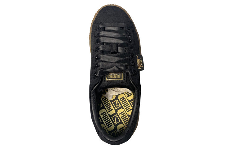 (WMNS) PUMA Suede Platform 'Black' 366721-03
