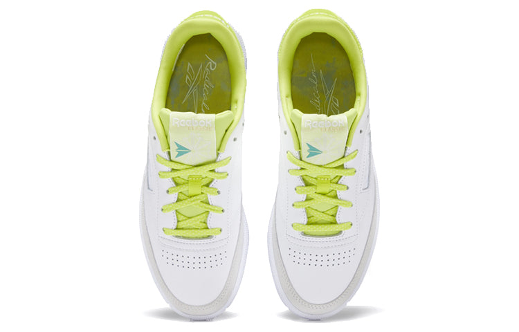 (WMNS) Reebok Club C85 'Cloud White Acid Yellow' GW5439