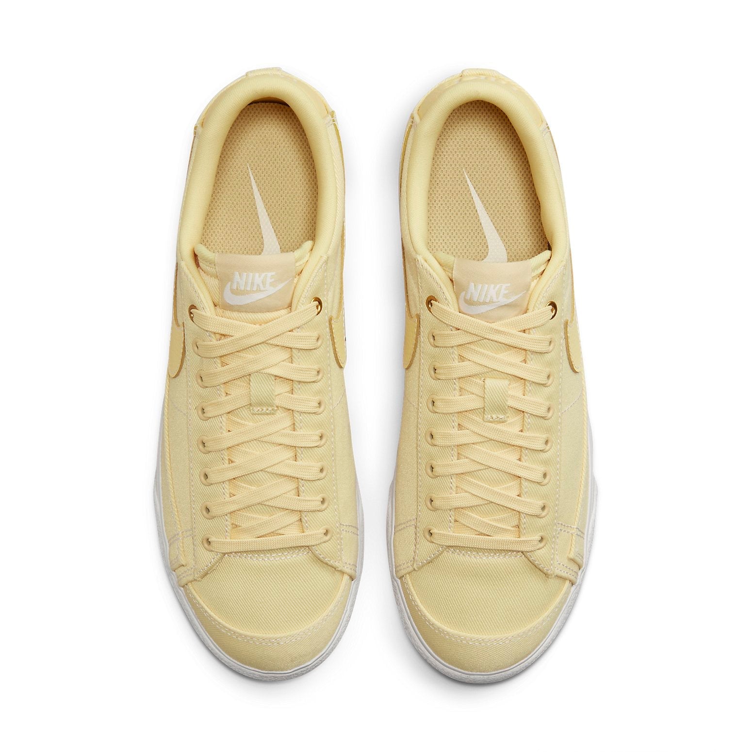 (WMNS) Nike Blazer Low Platform Canvas 'Pale Vanilla' DV7475-200