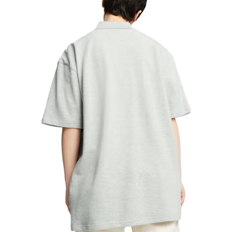 PUMA MMQ Polo Shirt 'Light Grey Heather' 537963-04
