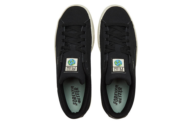 PUMA Unisex Suede Classic Low-Top Sneakers Black 384194-01