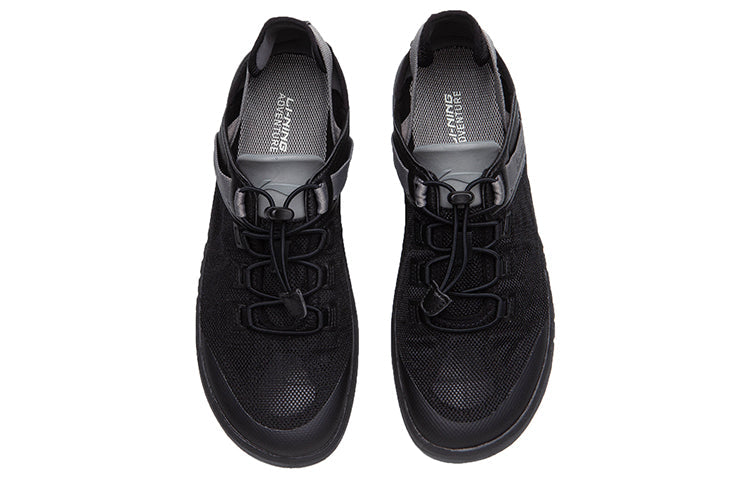 Li-Ning Classic Casual Shoes Unisex 'Black' AGCQ111-1