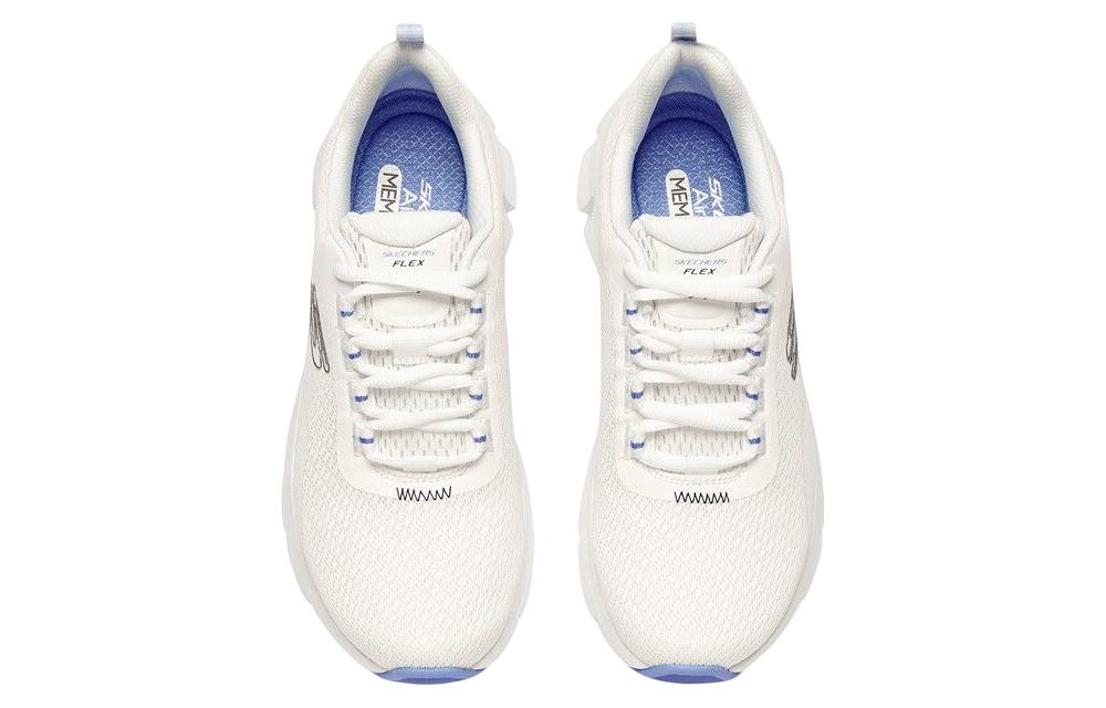(WMNS) Skechers Fresh Comfort Fresh Energy 'White Blue' 149886-WBL