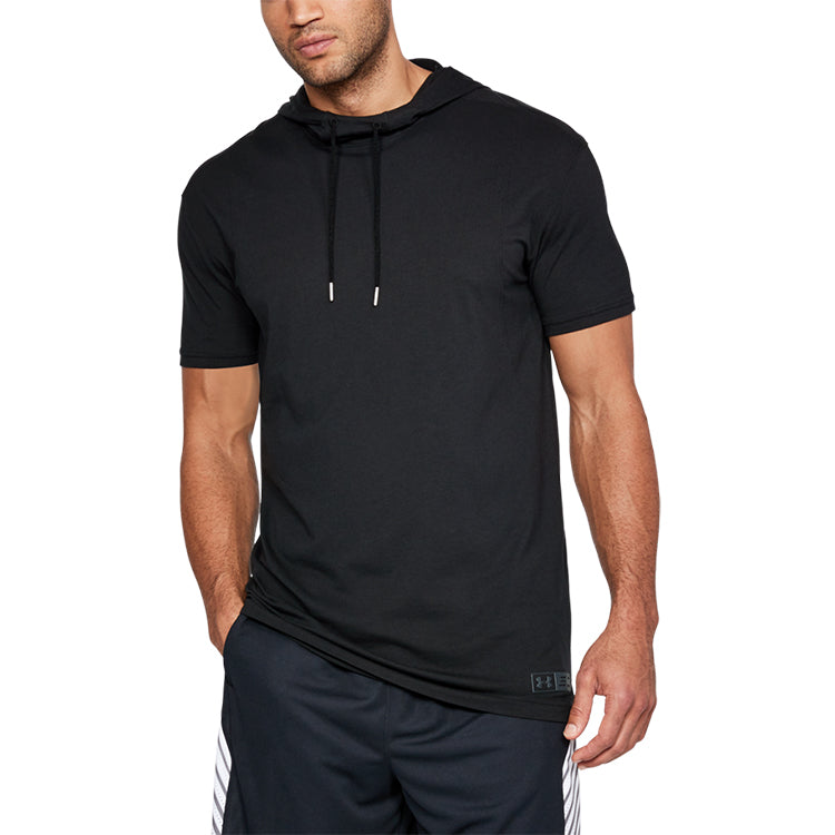 Under Armour SC30 Short Sleeve Hoodie 'Black' 1306010-001