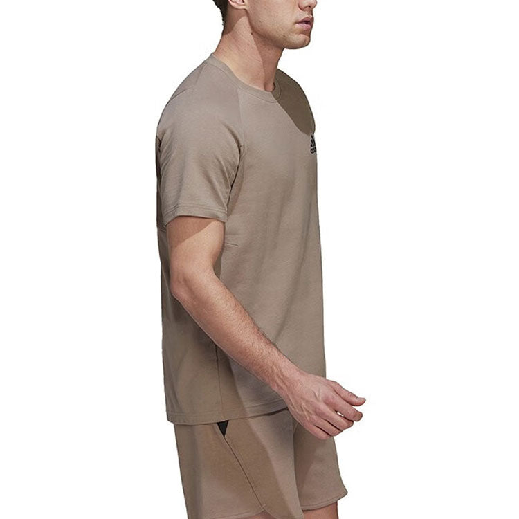 adidas Designed For Gameday T-shirt 'Chalky Brown' HF5925