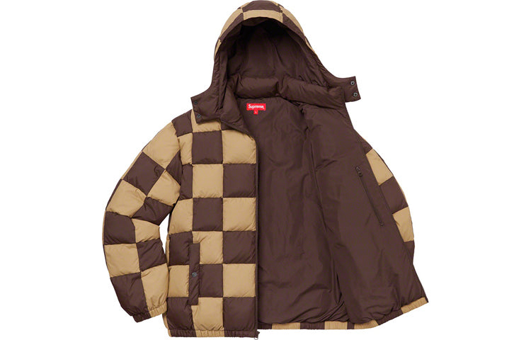 Supreme FW19 Week 17 Checkerboard Puffy Jacket SUP-FW19-10893