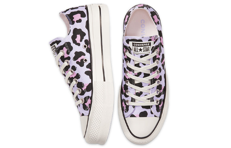 (WMNS) Converse Chuck Taylor All Star Lift Low 'Leopard' 568003C