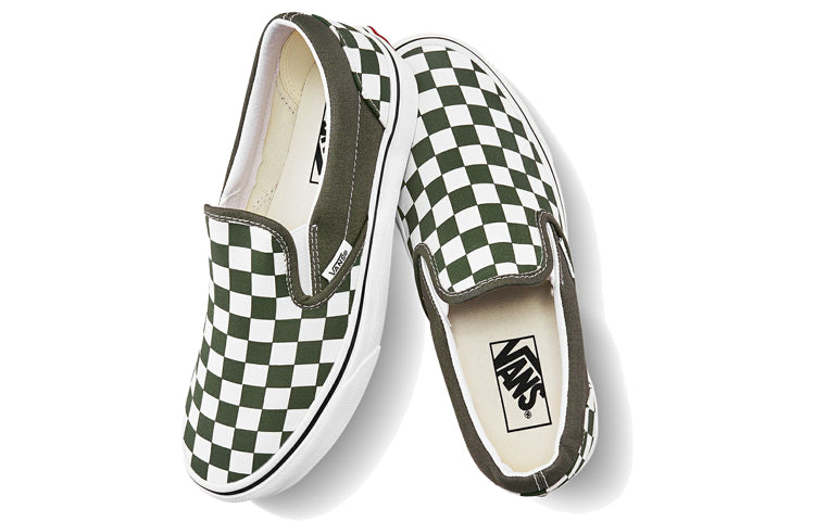 Vans Classic Slip-On 'Checkerboard - Grape Leaf' VN0A4U381GA
