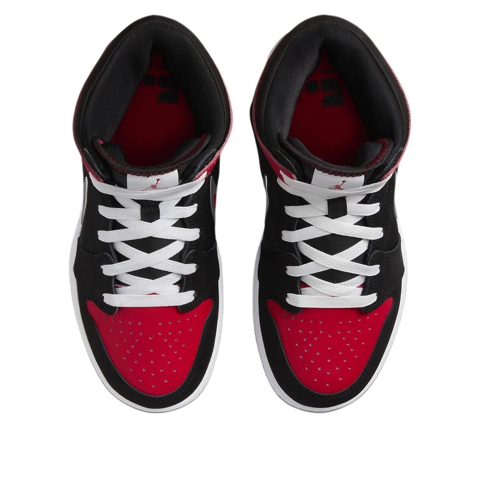 (GS) Air Jordan 1 Mid RM EasyOn 'Black White University Red' FQ1281-006
