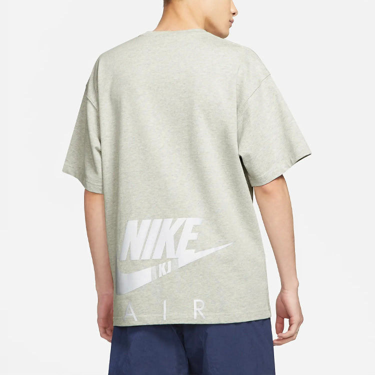 Nike x Kim Jones Crossover Air Logo Alphabet Round Neck Short Sleeve Gray T-Shirt DC9987-050