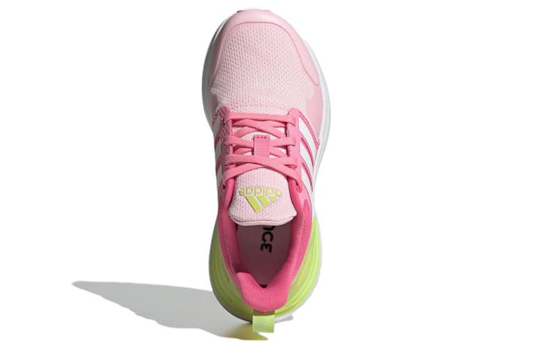(GS) adidas RapidaSport Bounce 'Clear Pink Solar Yellow' ID2385