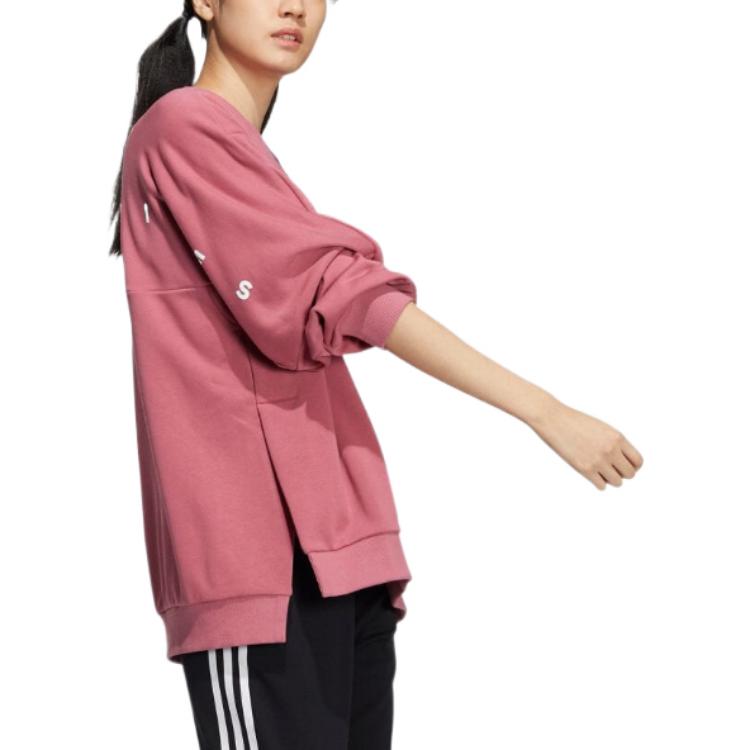 (WMNS) adidas Word Sweater Crew 'Pink' IA5226