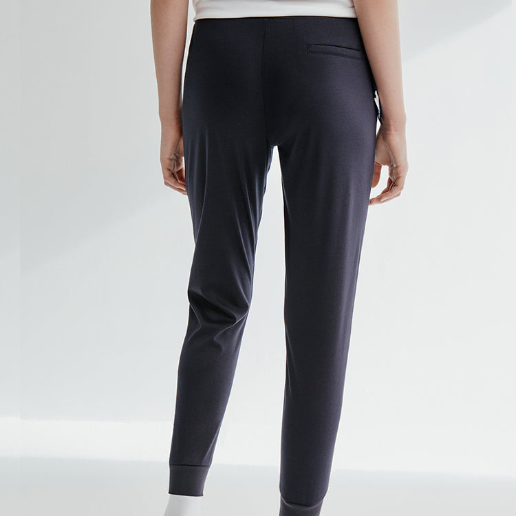 (WMNS) FILA Printing Embroidery Sweatpants Blue F11W028626F-NV
