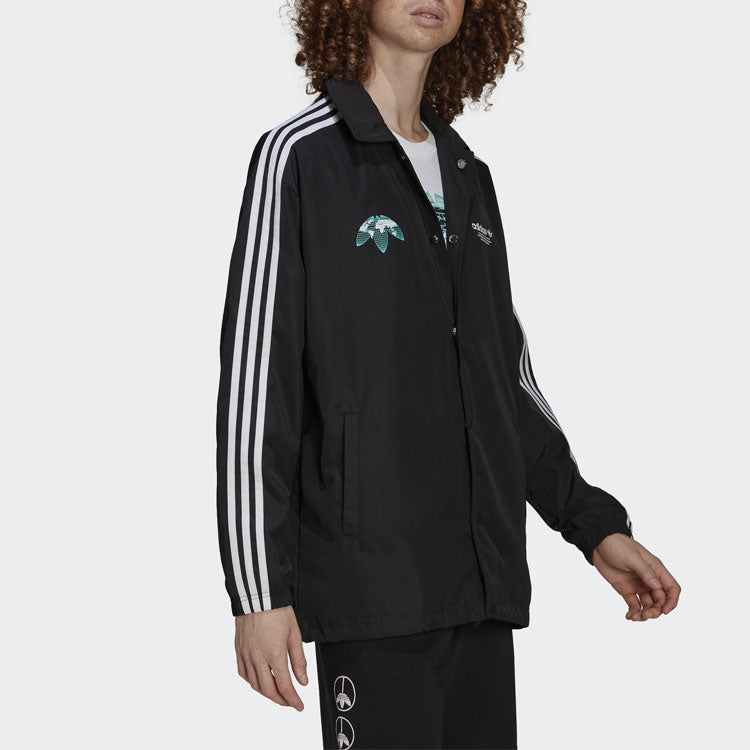 adidas originals Sports Long Sleeves Jacket Black HF4895