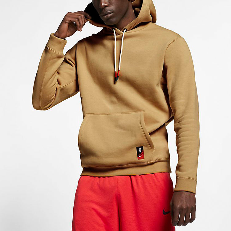 Nike Kyrie Kyrie Irving Basketball Sports Fleece Lined Brown Yellow Brownyellow AJ3526-723