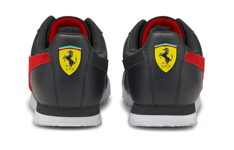 (GS) PUMA Scuderia Ferrari Race Roma Low Top Running Shoes Black 306656-01