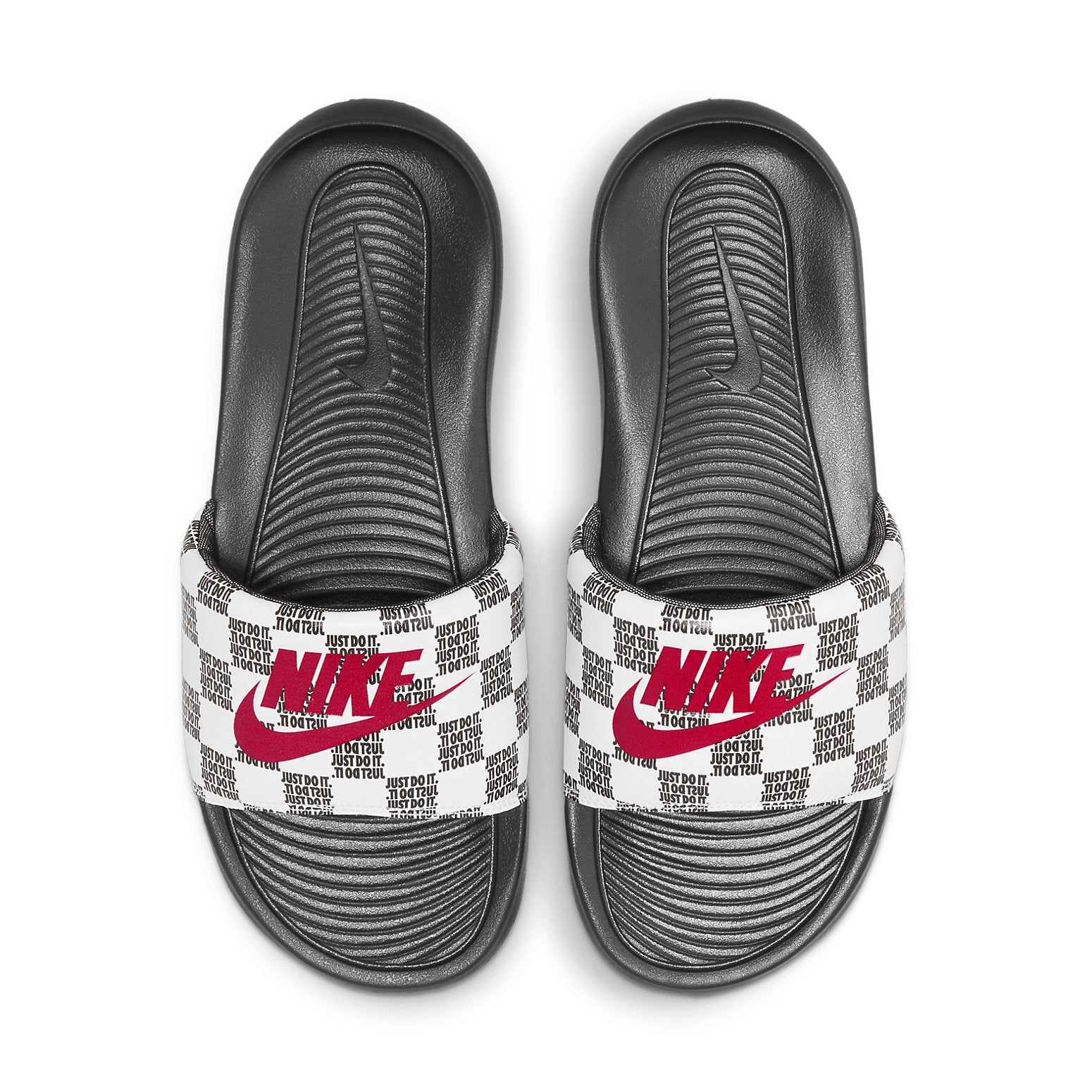 Nike Victori One Black/White/Red Slipper CN9678-102
