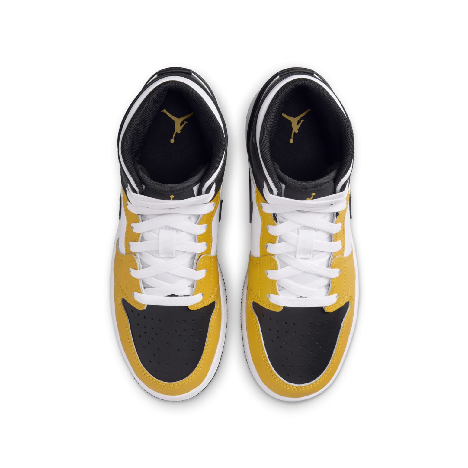 (GS) Air Jordan 1 Mid 'Yellow Ochre' DQ8423-701