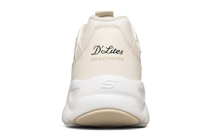(WMNS) Skechers D'Lites Airy Low-Top Running Shoes White 896005-OFWT