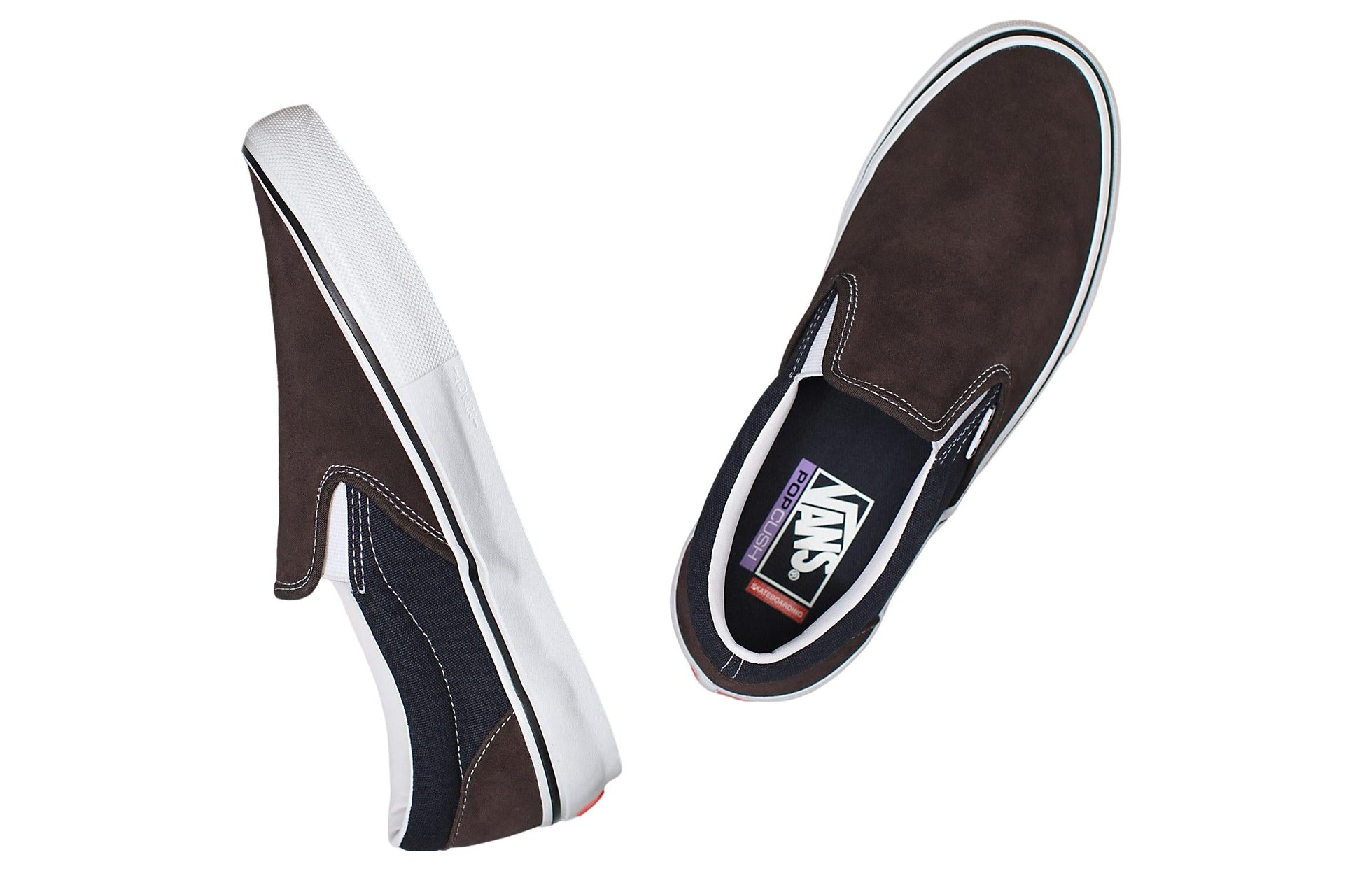 Vans Skate Slip-On 'Brown Blue' VN0A5FCABF7