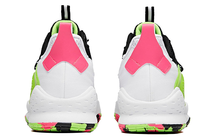 ANTA Basketball Series Sneakers Low 'Black Green White' 112021610-1