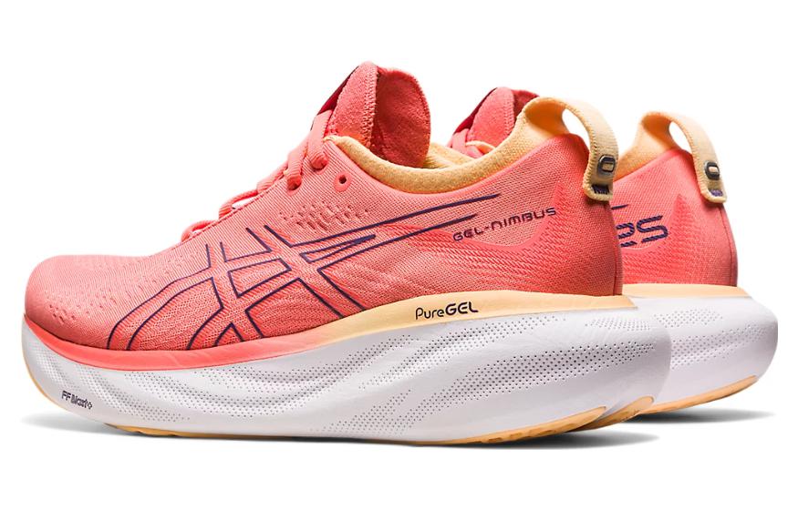 (WMNS) ASICS Gel-Nimbus 25 Wide 'Papaya Dusty Purple' 1012B437-700