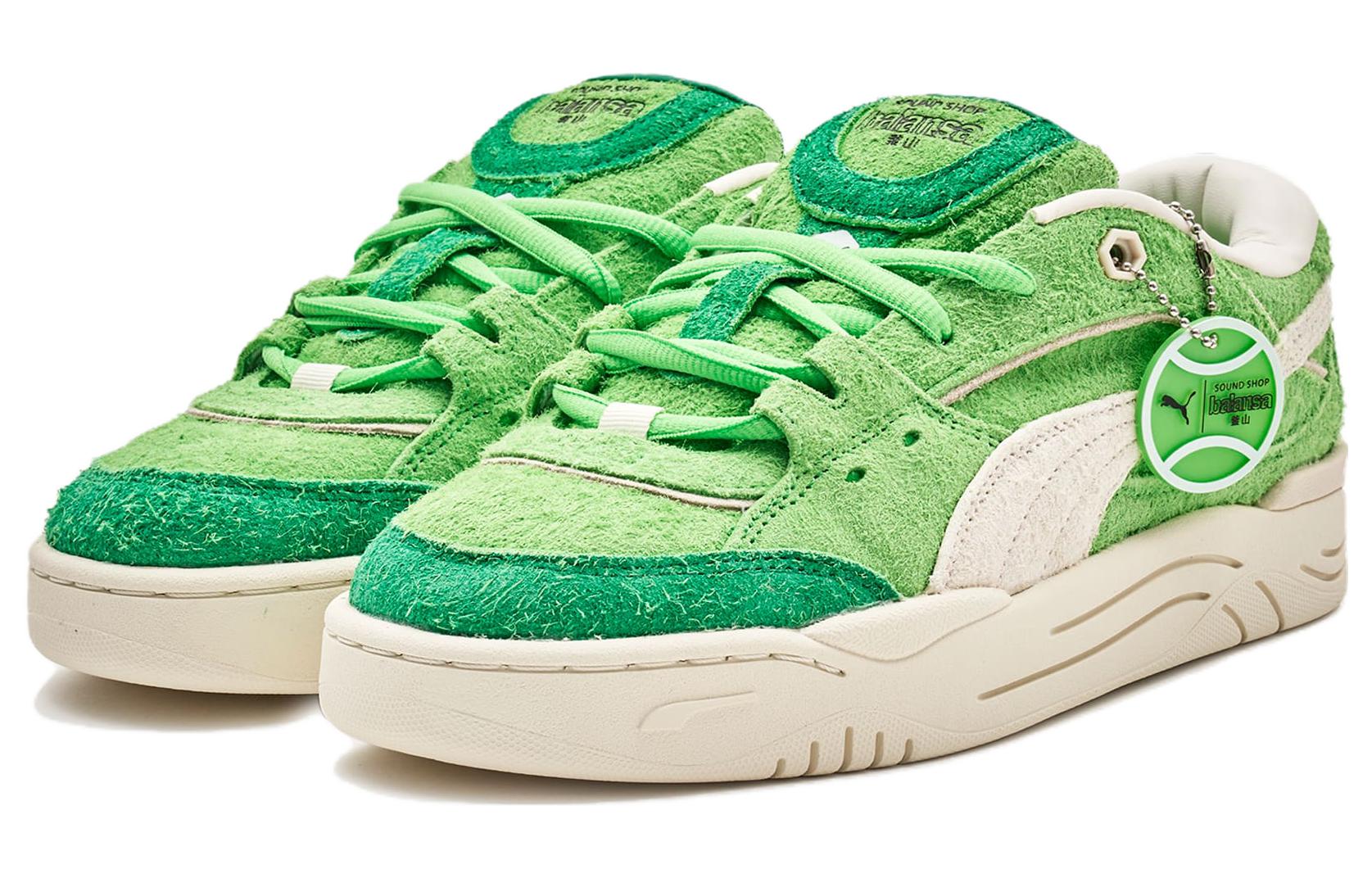 PUMA X Balansa 180 Suede Shoes 'Archive Green' 396326-01