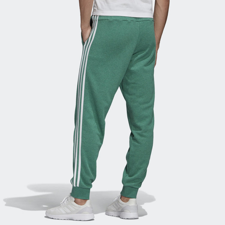 adidas Classic Logo Printing Drawstring Sports Pants Green FM6284
