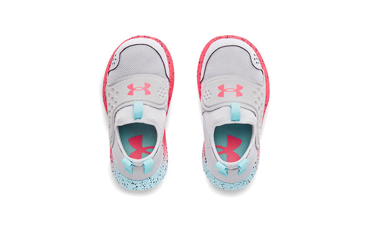 (TD) Under Armour Runplay Fade Running Shoes 'Grey Pink' 3025397-100