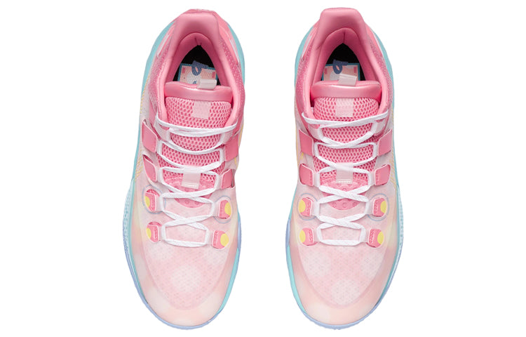 Li-Ning Sonic 9 Low 'Geranium Pink Turquoise' ABAR039-7