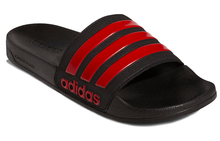 adidas Adilette Cloudfoam 'Black Scarlet' EG1884