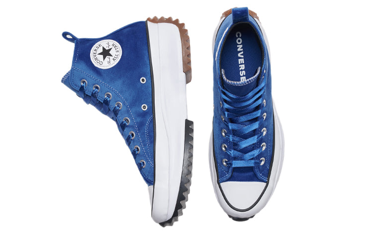 Converse Run Star Hike High-Top Canvas Shoes Blue 172504C