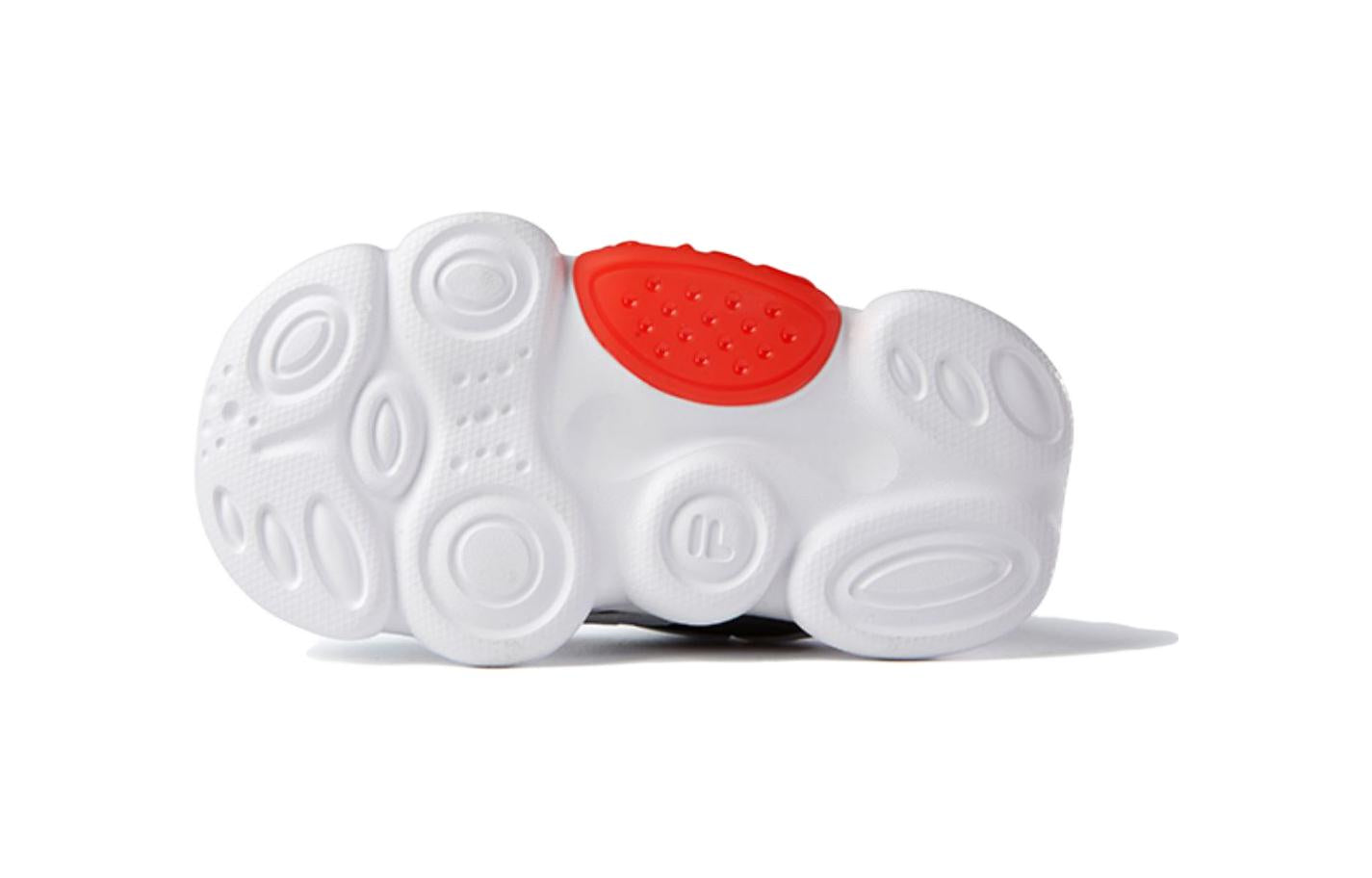 (TD) FILA Sport Sneakers 'White Black Orange' K13B242404FBC