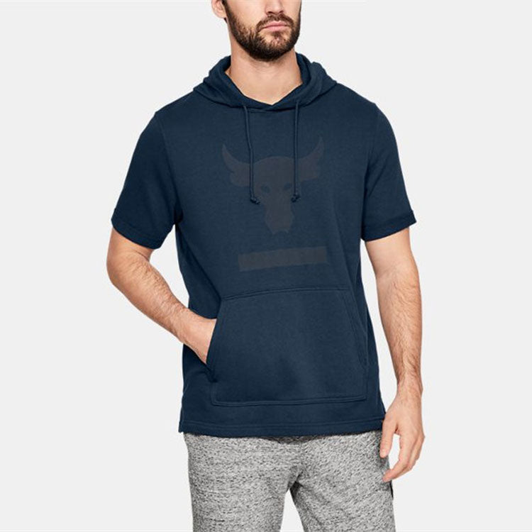 Men's Under Armour hooded Short Sleeve Blue 1345818-408