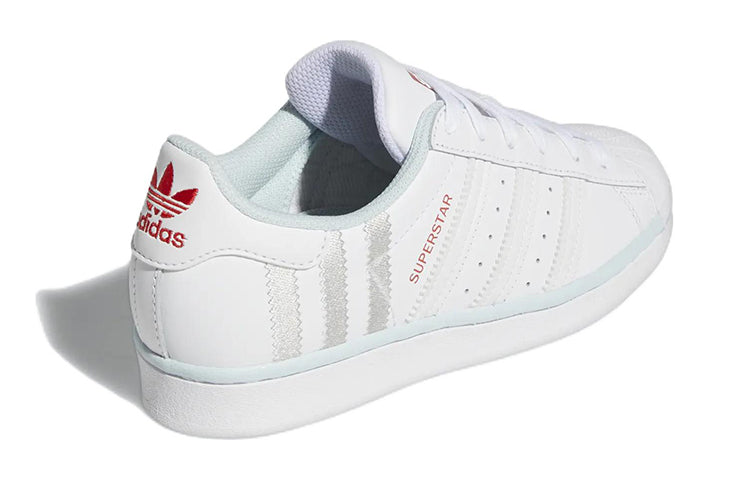 (GS) adidas originals Superstar 'White Almost Blue' FZ6254